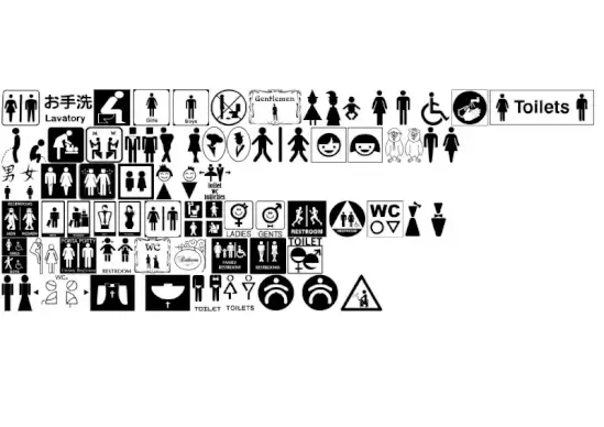 Restroom Signs TFB