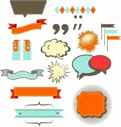 Retro Copy Space Elements