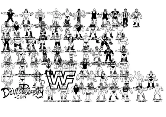 Retro Hasbro WWF Figures