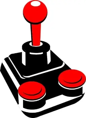 Retro Joystick clip art