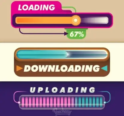 retro progression bar