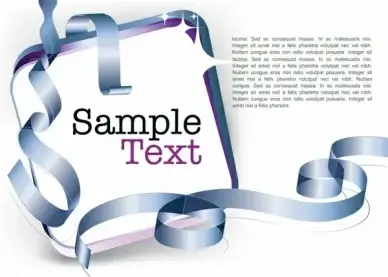 decorative background template dynamic 3d ribbon shiny contemporary