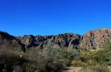 rim from emory peakat big bend national park texas