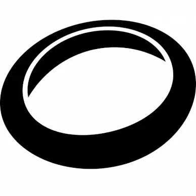 ring sign icon 3d silhouette outline 