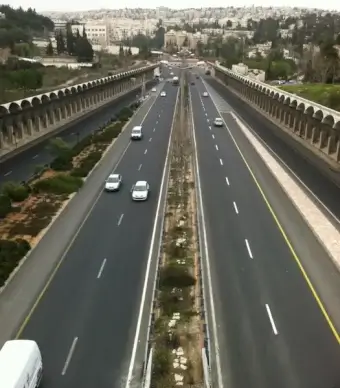 road route on road