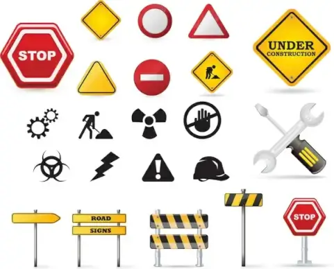 road sign collection