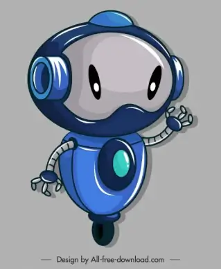 robot icon wheel leg humanoid design