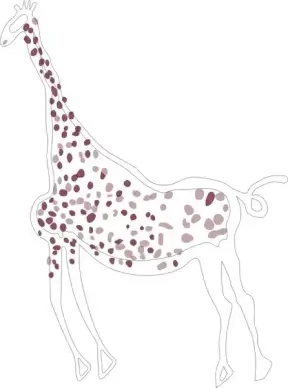Rock Art Acacus Giraffe