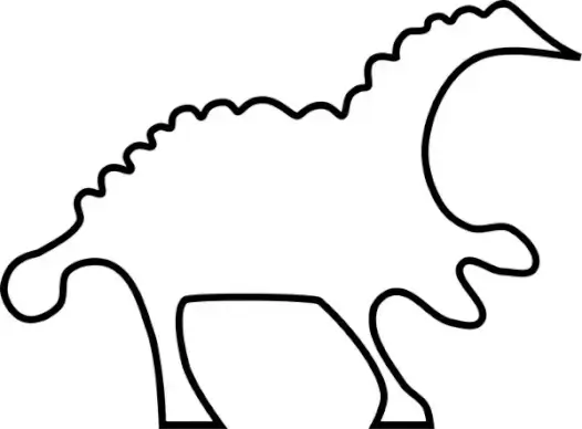 Rock Art Saharan Animal