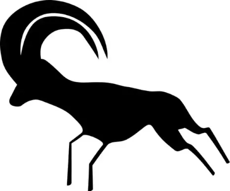 Rock Art Saharan Antelope