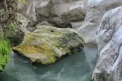 rocks boulders stream
