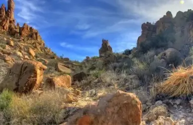 rocky desert hills at big bend national park texas