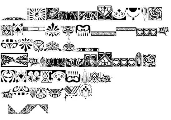 Rococo Nouveau Deco Dings
