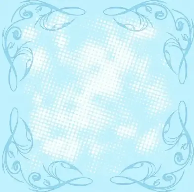 romantic blue background