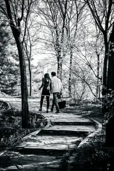romantic walk