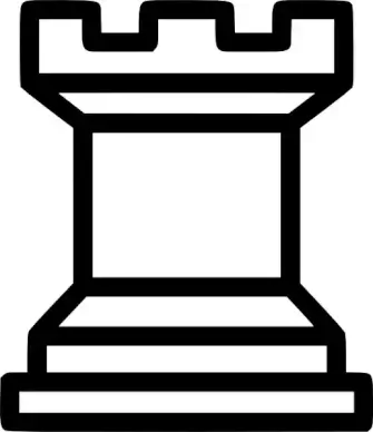 Rook Chess Piece clip art