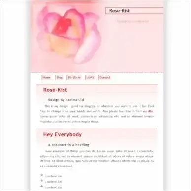 Rose-Kist Template