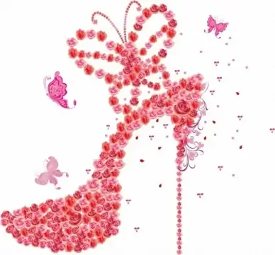 Roses High Heel