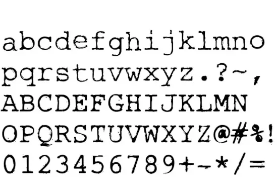 Rough Typewriter