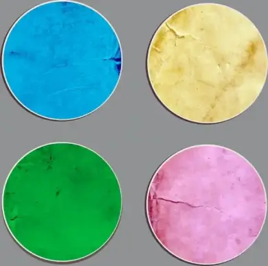 round stickers collection colored retro decoration