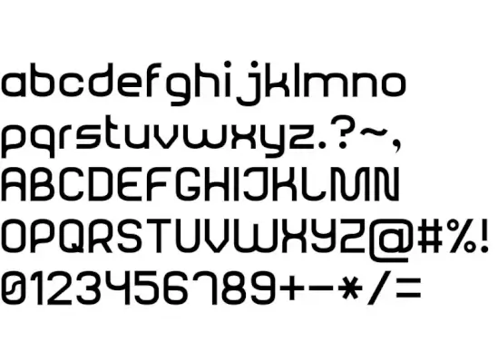 Rounded Sans Serif 7