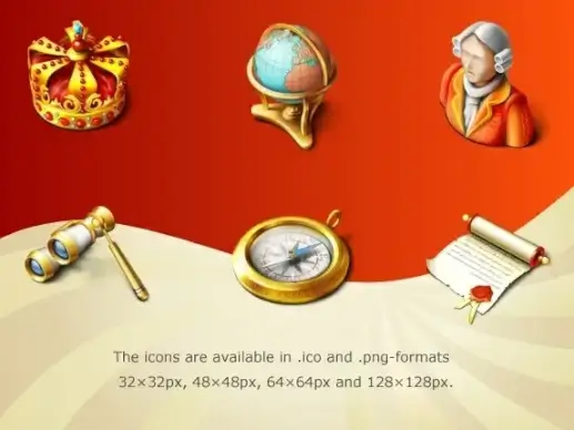 Royal Icon Set icons pack