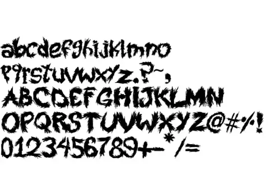 Roy's Scratched Handwritting