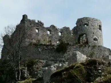 ruin castle ehrenberg