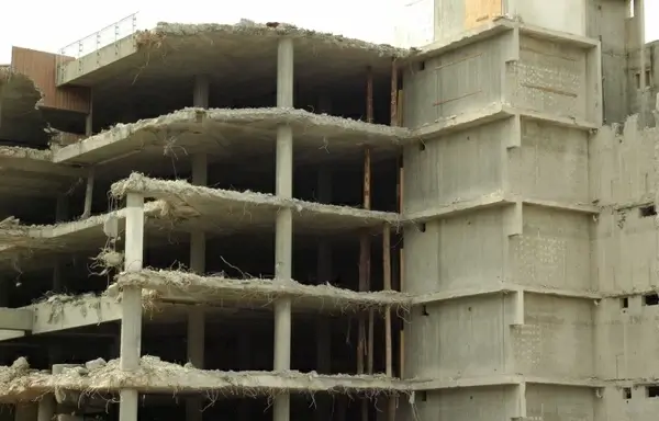ruin demolition building