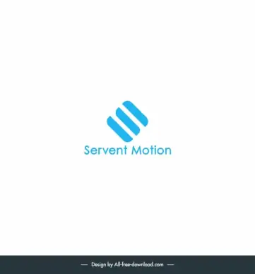 s and m logotype stylized text frame sketch geometry design 