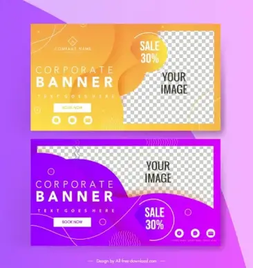 sale banner template sparkling modern colored checkered decor