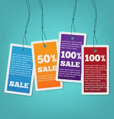 sale tags collection