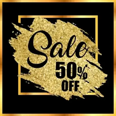 sales backdrop grunge glittering golden decor