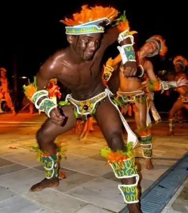 samba dancer colorful
