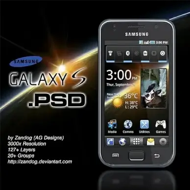 Samsung Galaxy S Free PSD