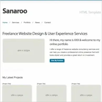 Sanaroo Template