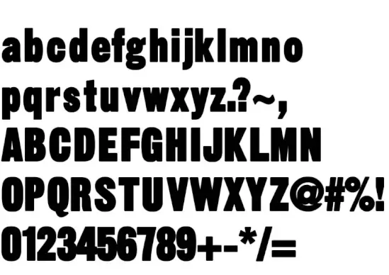 Sans Thirteen Black