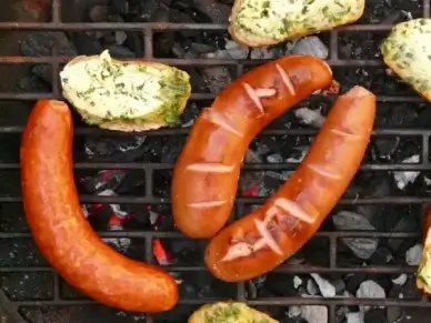 sausage red sausage bread