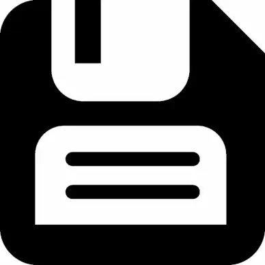 save sign icon flat contrast sketch