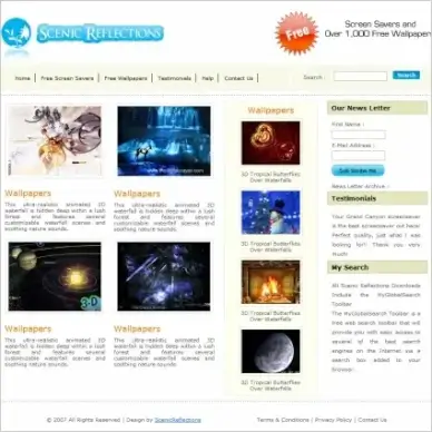 Scenic Reflections Template