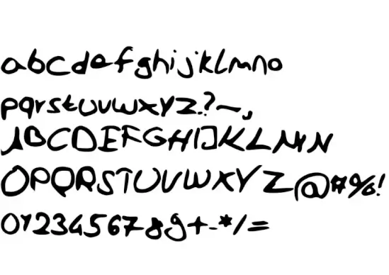 School Font