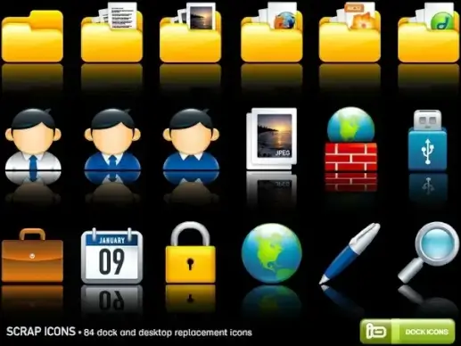 Scrap Icons icons pack