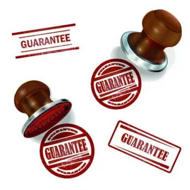seal with stamp elements vector