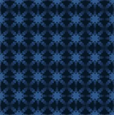 seamless pattern design dark blue symmetric style
