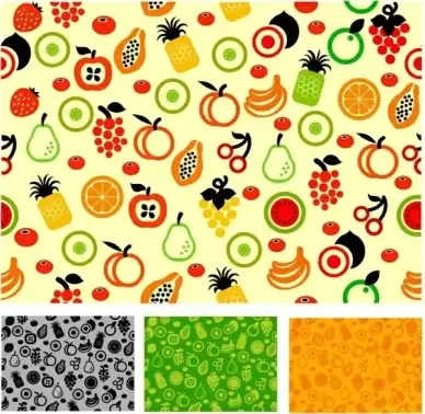 Seamless pattern fruit 