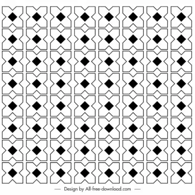 seamless pattern repeating symmetrical geometry decor