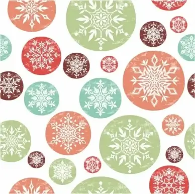 Seamless Snowflake Pattern