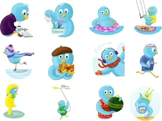 Seasons Tweeting Icons icons pack