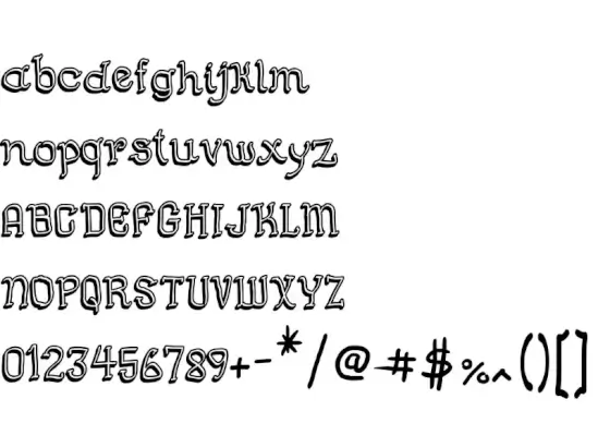 Semi Cursive Gut