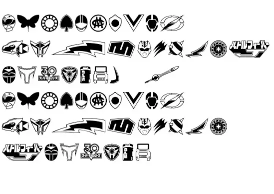 Sentai 30 Dingbats